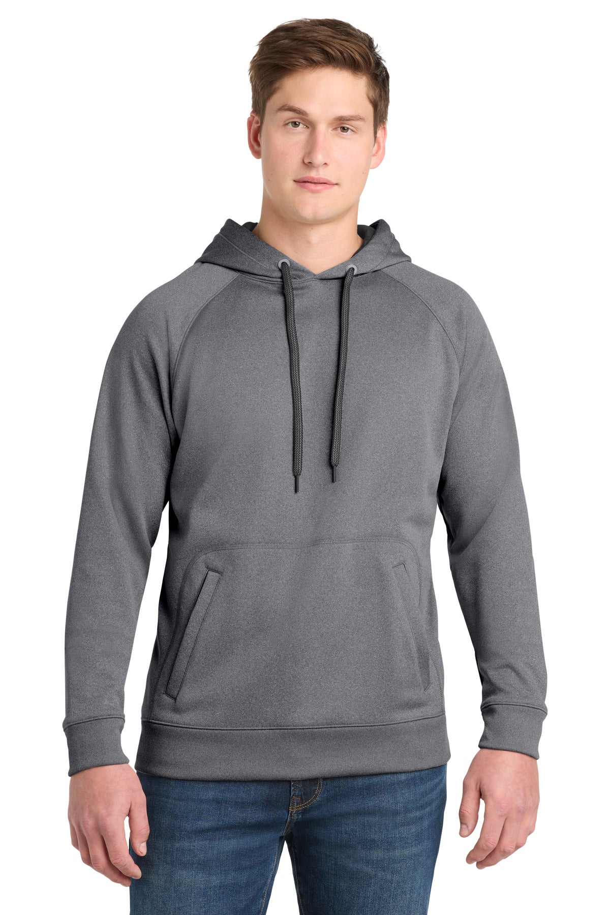 Custom Vintage Heather Tech Fleece Hoodie ST250, personalized by SanCanDo Swag in Argyle, TX