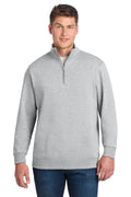 Custom Athletic Heather 1/4-Zip Sweatshirt ST253, personalized by SanCanDo Swag in Argyle, TX