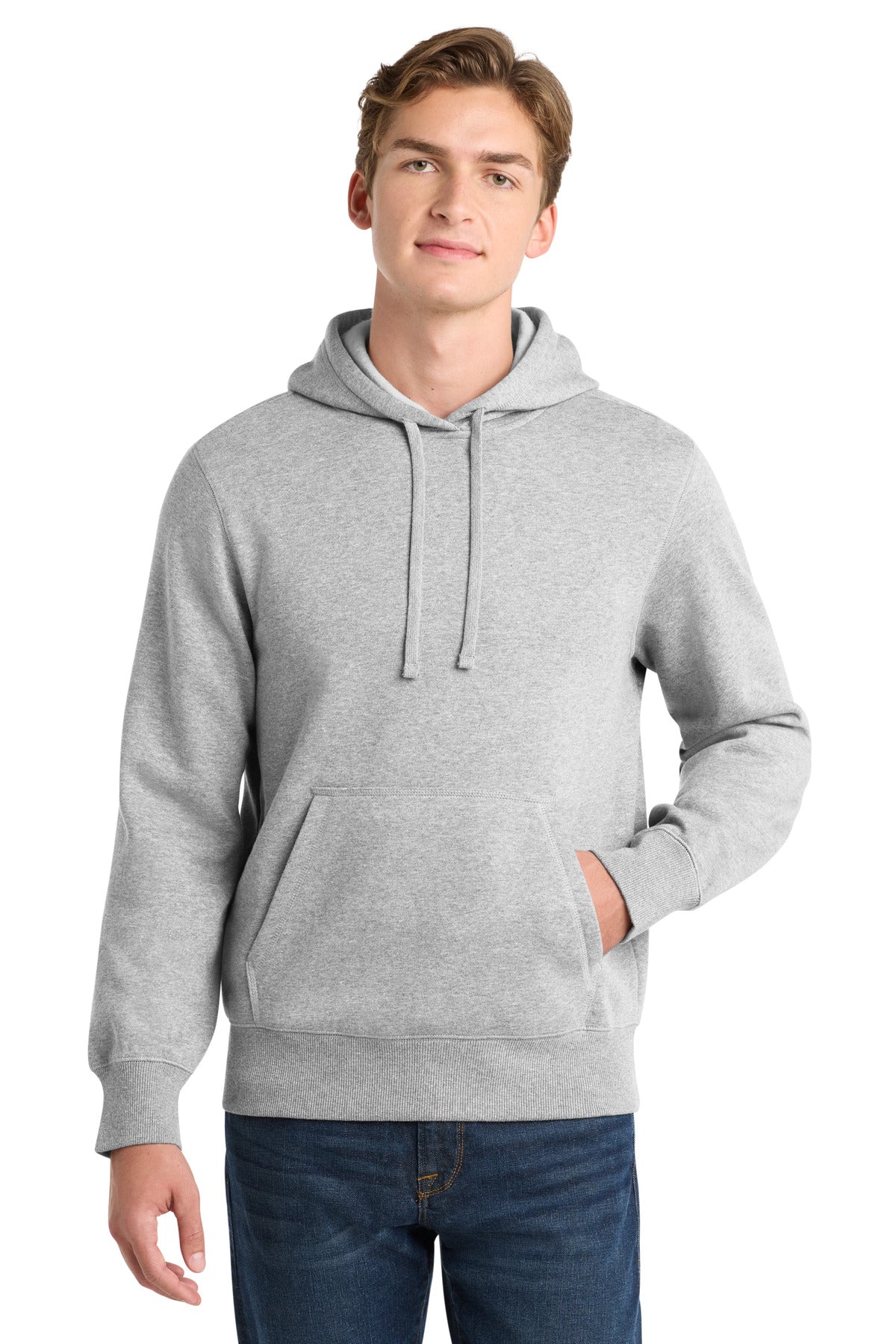 Custom Athletic Heather Hoodie ST254, personalized by SanCanDo Swag in Argyle, TX
