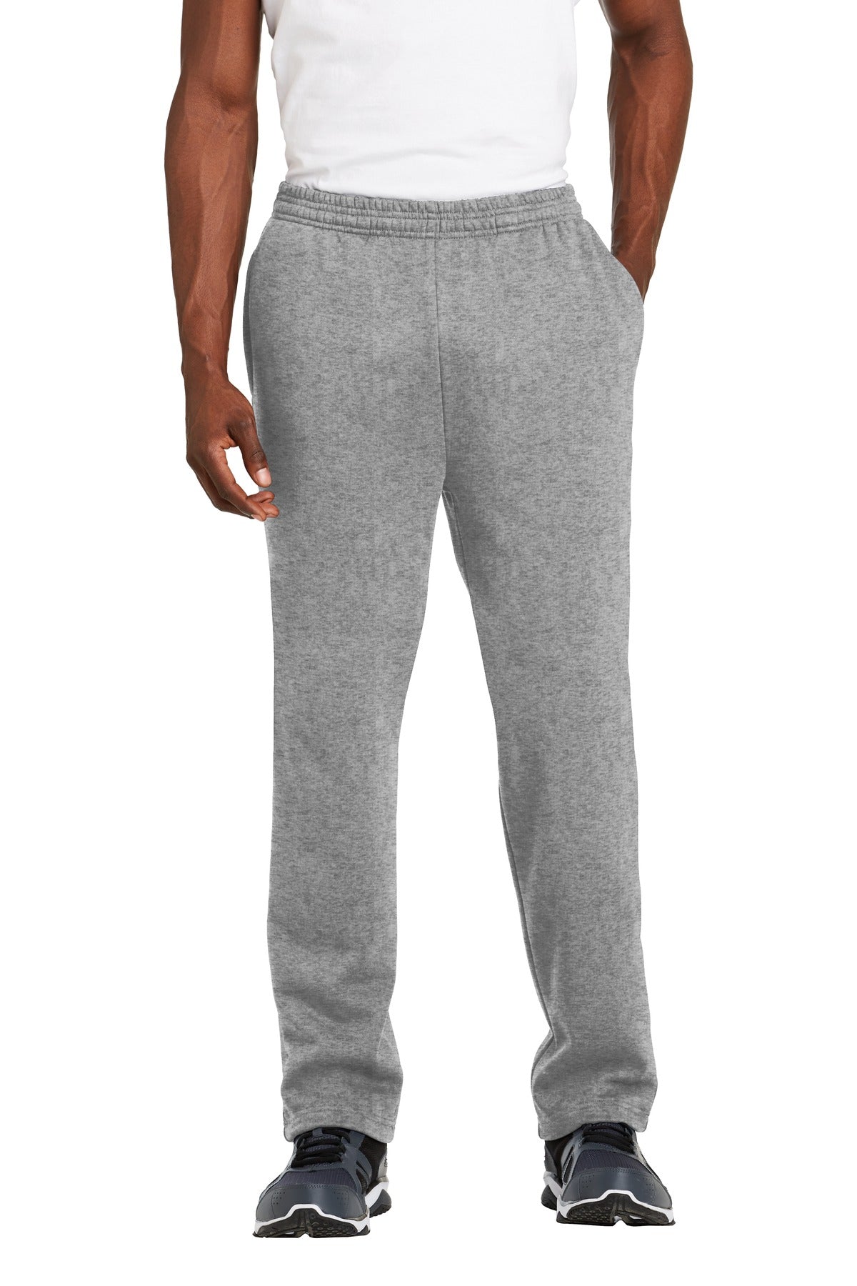 Custom Vintage Heather Open Bottom Sweatpant ST257, personalized by SanCanDo Swag in Argyle, TX