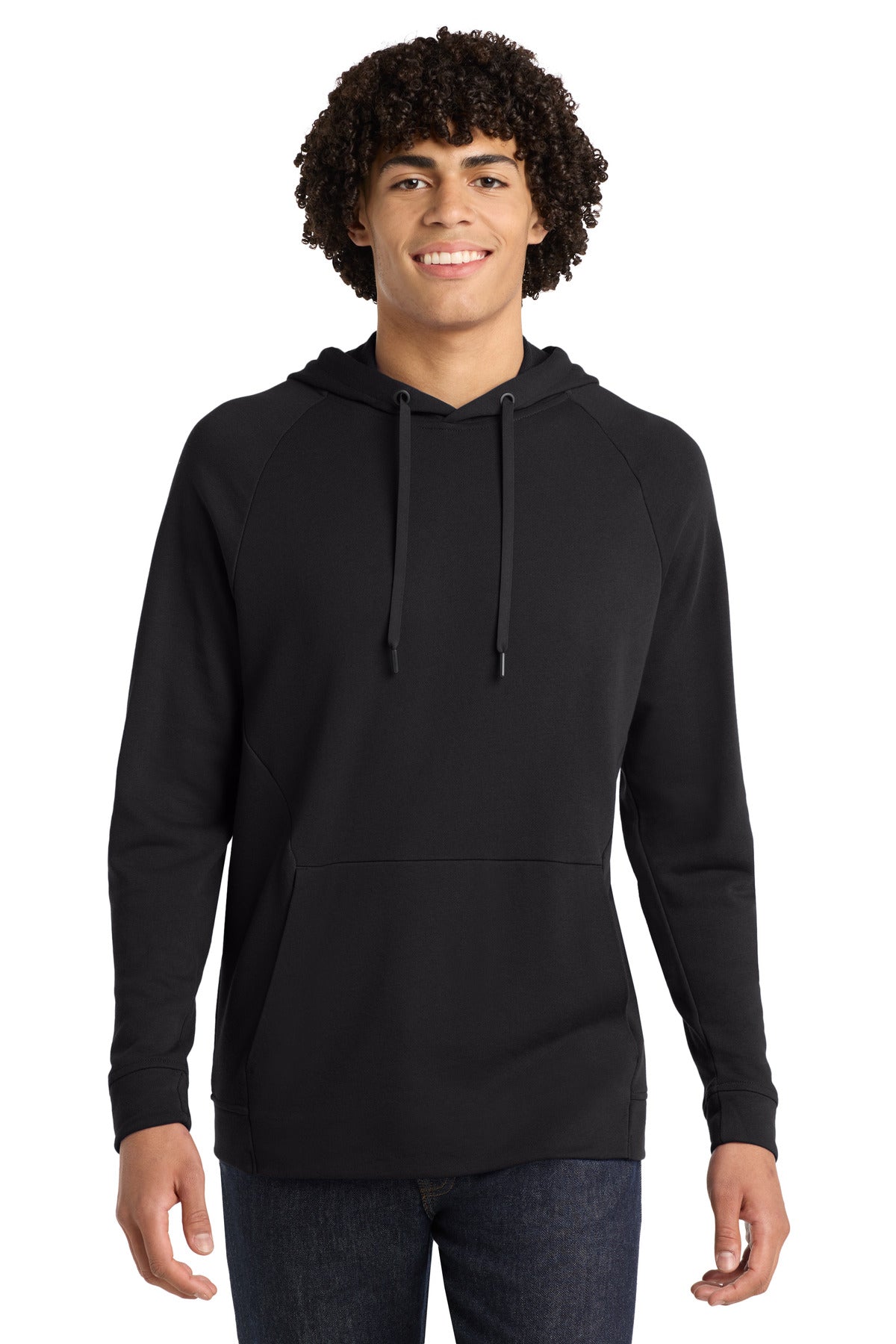 Custom Black Lightweight French Terry Pullover Hoodie ST272, personalized by SanCanDo Swag in Argyle, TX