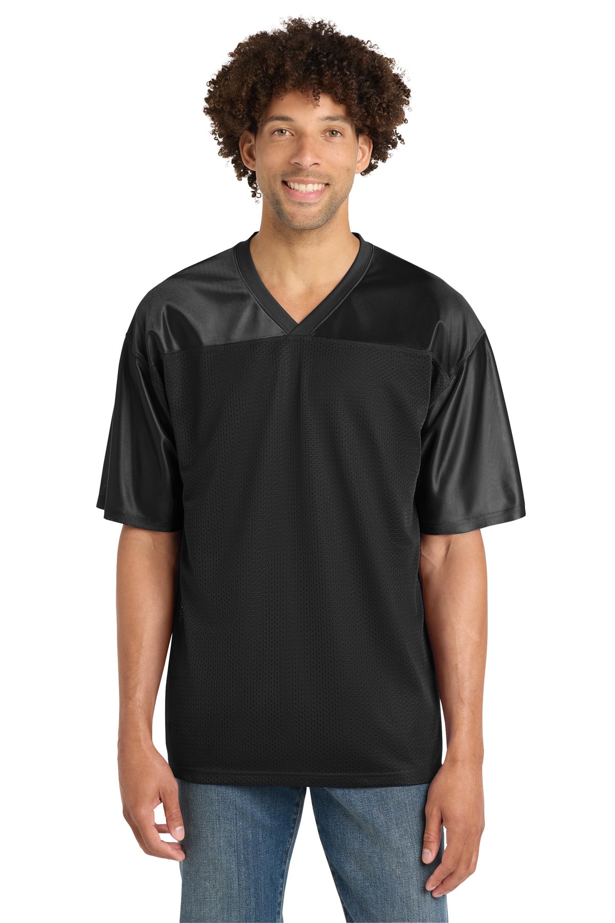 Custom Black PosiCharge Replica Jersey ST307, personalized by SanCanDo Swag in Argyle, TX