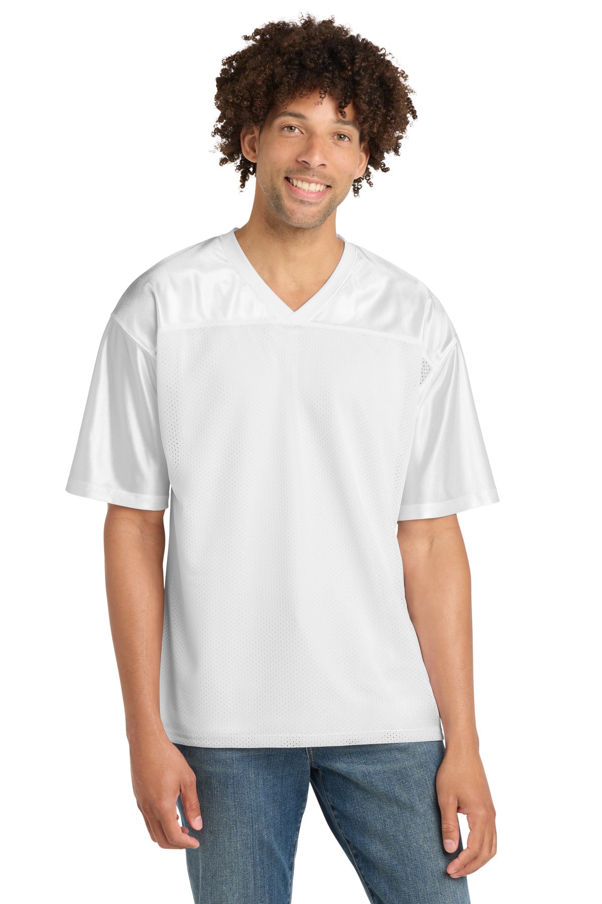 Custom White PosiCharge Replica Jersey ST307, personalized by SanCanDo Swag in Argyle, TX
