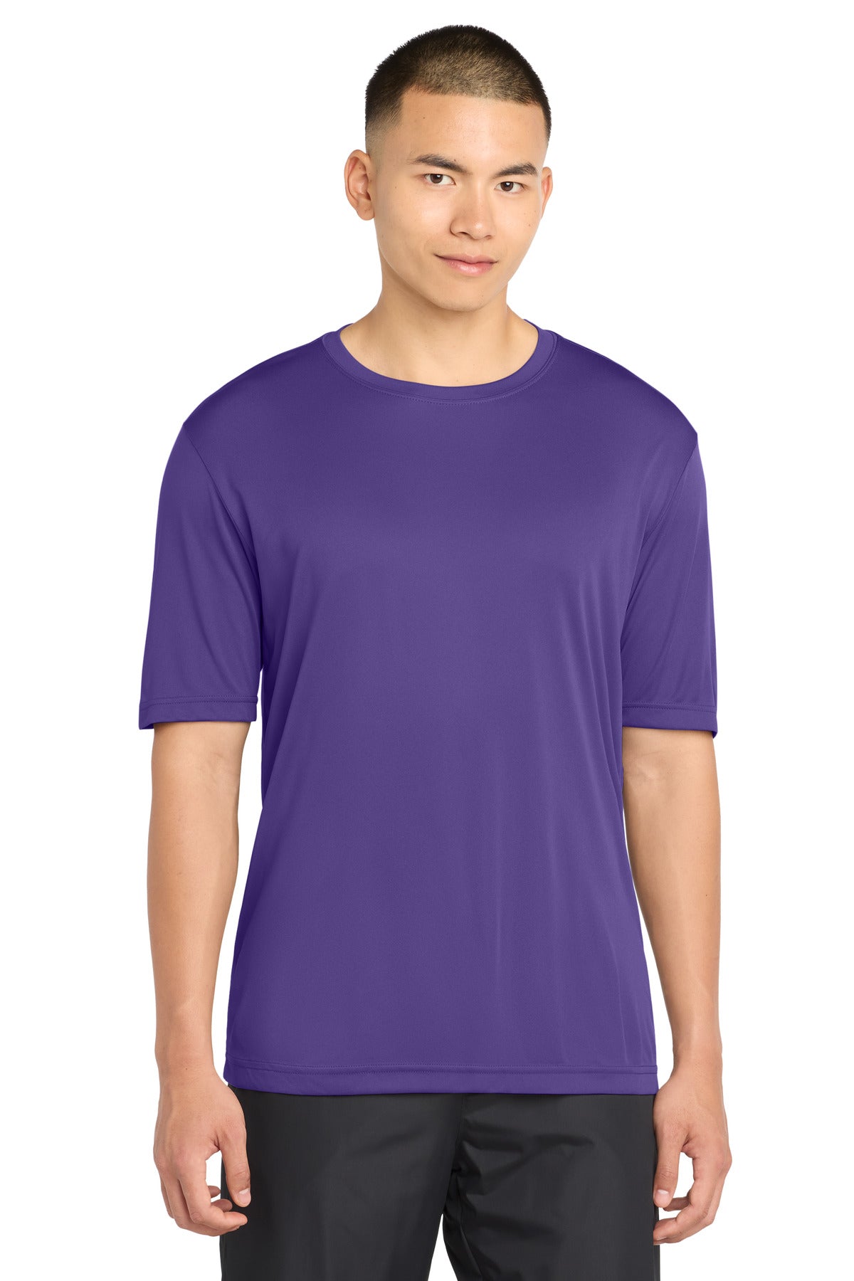 Custom Purple Competitor Tee ST350, personalized by SanCanDo Swag in Argyle, TX