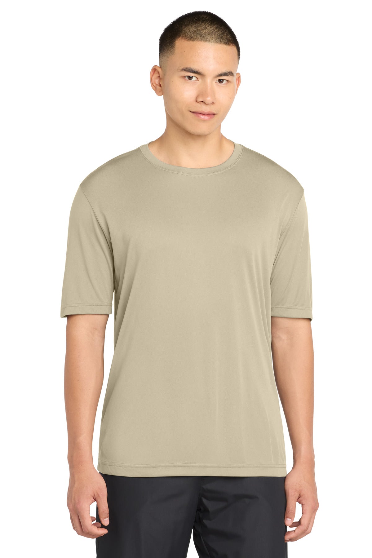 Custom Sand Competitor Tee ST350, personalized by SanCanDo Swag in Argyle, TX