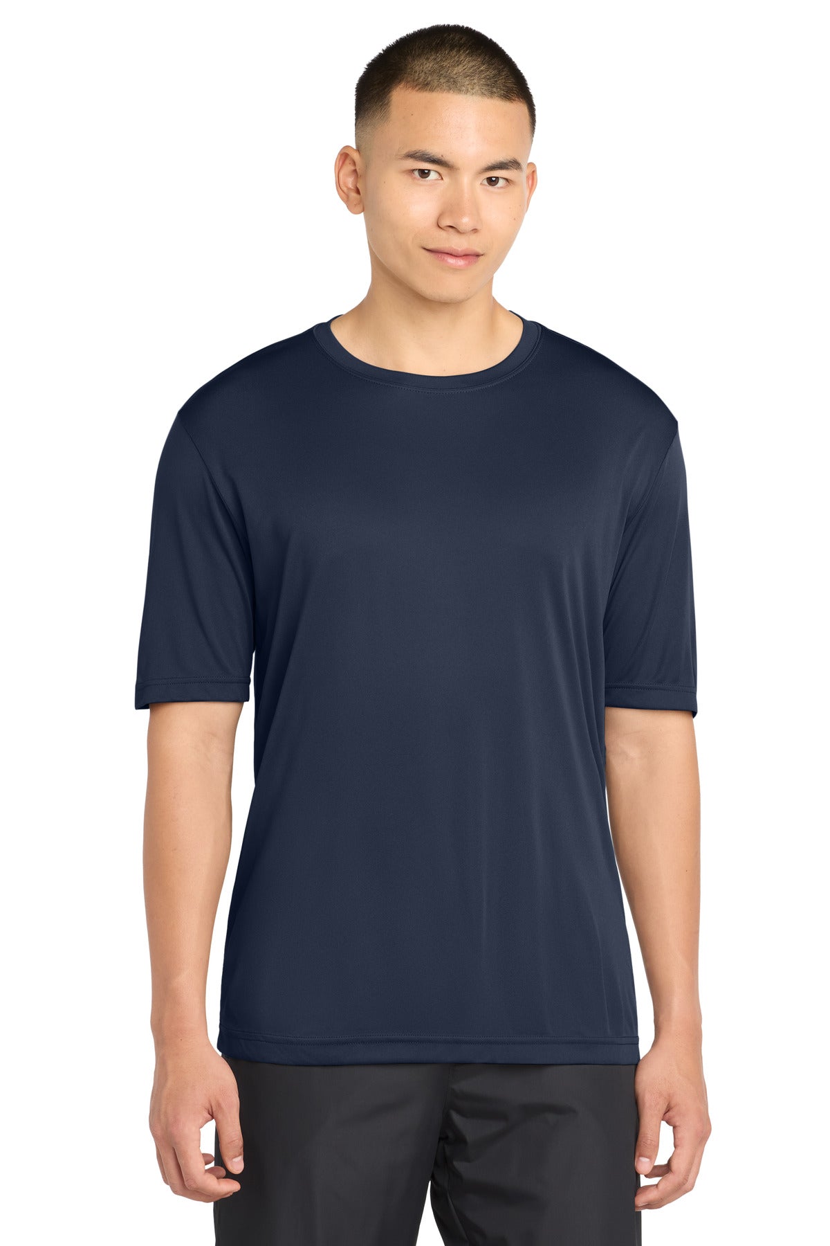 Custom True Navy Competitor Tee ST350, personalized by SanCanDo Swag in Argyle, TX
