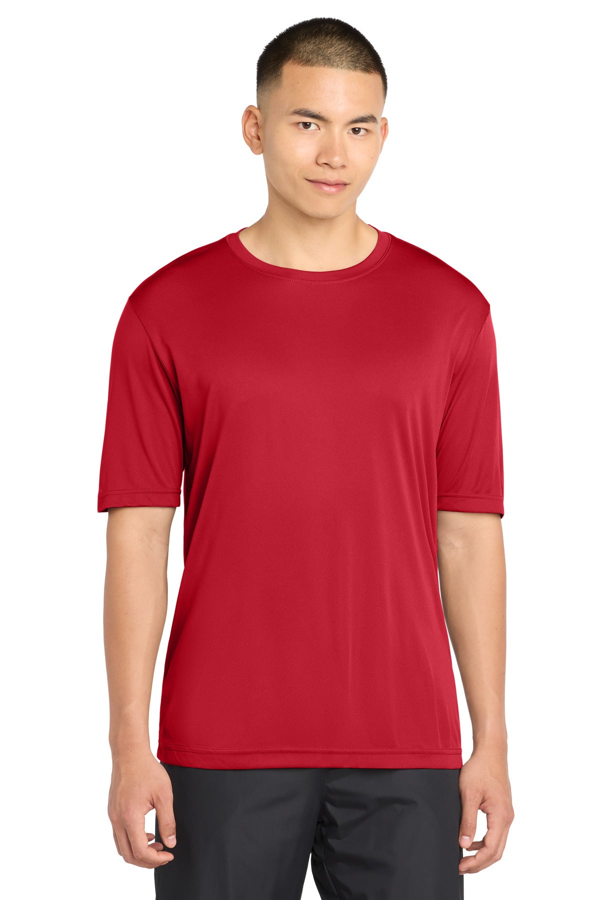 Custom True Red Competitor Tee ST350, personalized by SanCanDo Swag in Argyle, TX