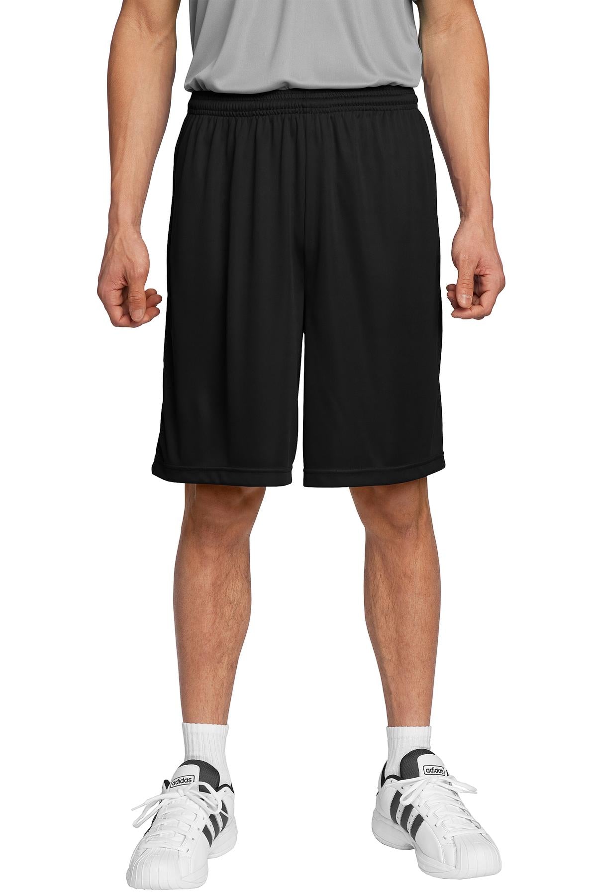 Custom Black PosiCharge Competitor Short ST355, personalized by SanCanDo Swag in Argyle, TX