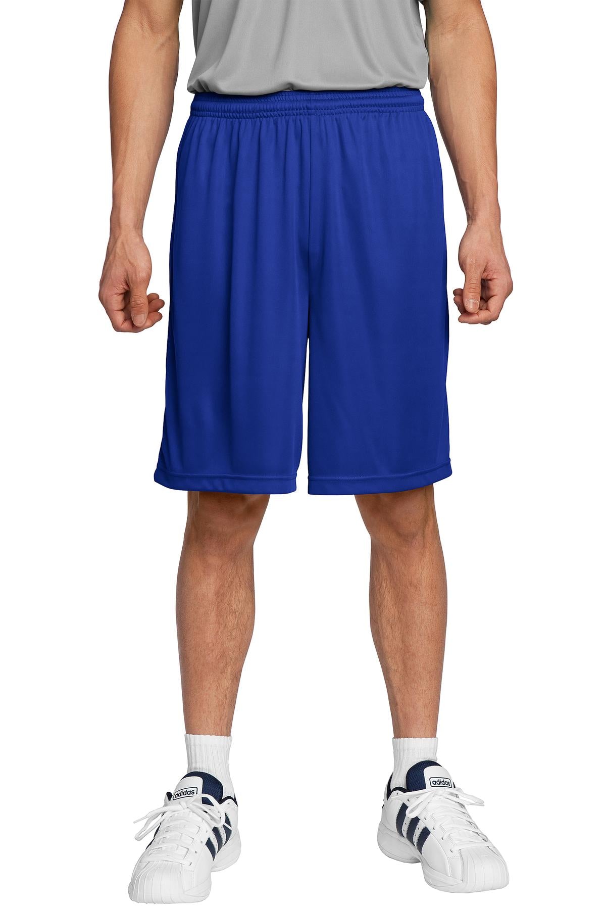 Custom True Royal PosiCharge Competitor Short ST355, personalized by SanCanDo Swag in Argyle, TX