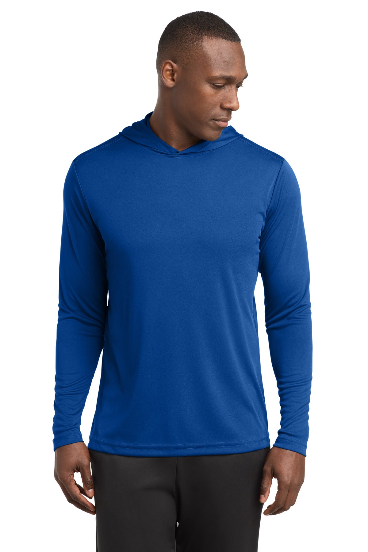 Custom True Royal PosiCharge Competitor Hooded Pullover ST358, personalized by SanCanDo Swag in Argyle, TX