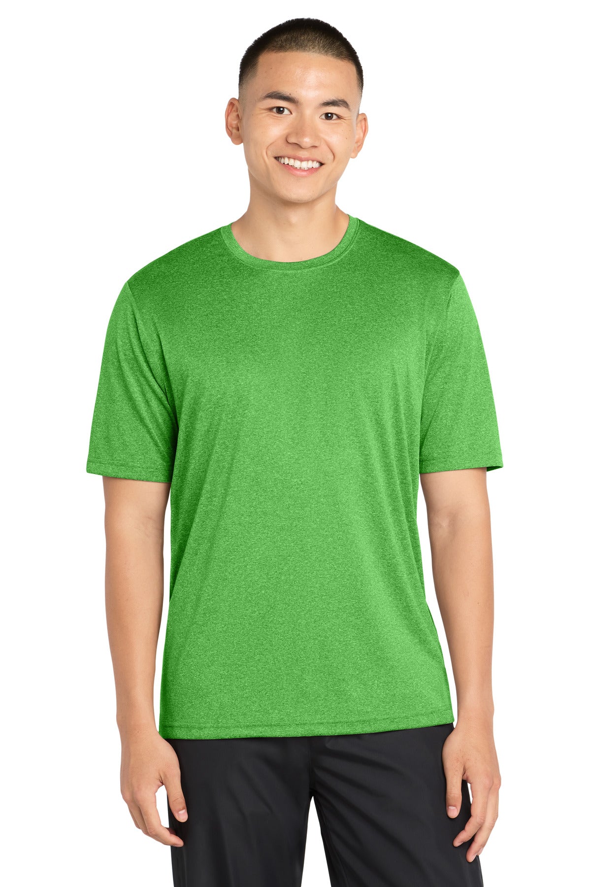 Custom Turf Green Heather Heather Contender Tee ST360, personalized by SanCanDo Swag in Argyle, TX