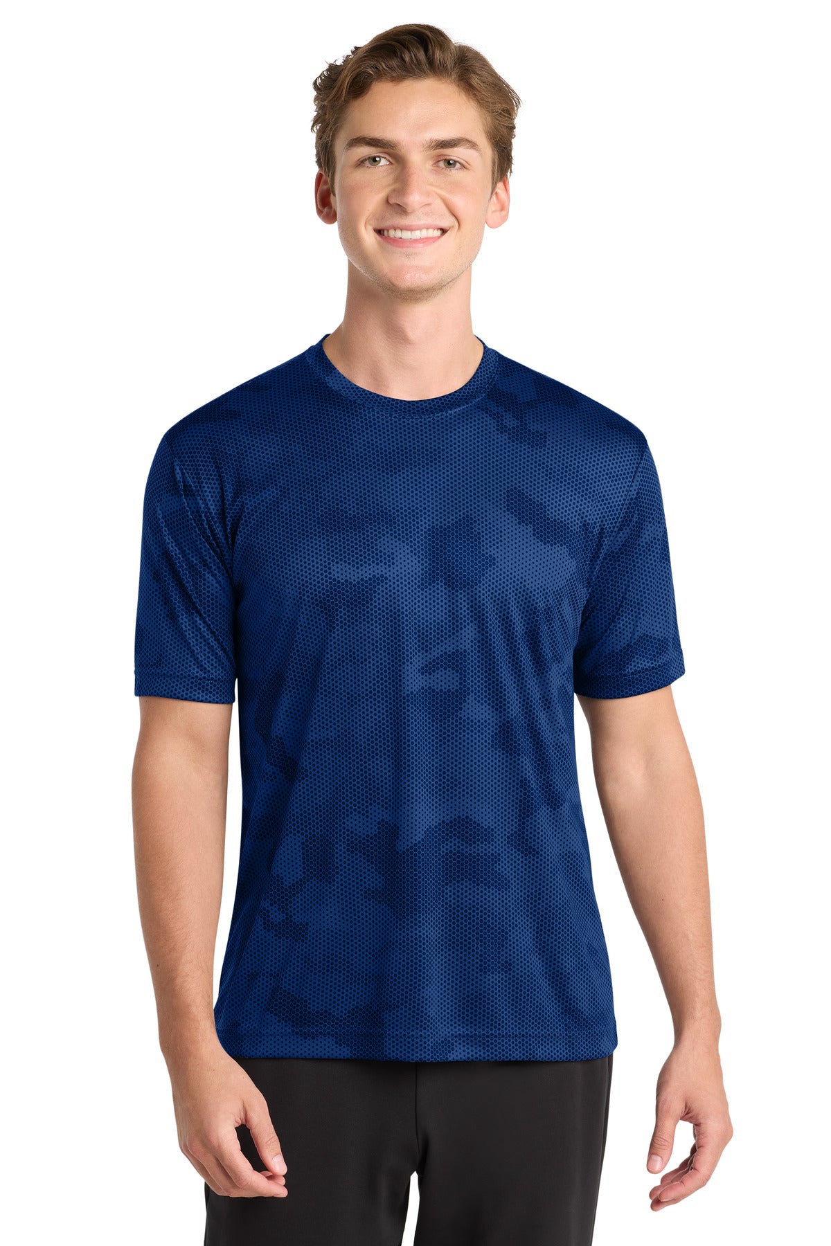 Custom True Royal CamoHex Tee ST370, personalized by SanCanDo Swag in Argyle, TX