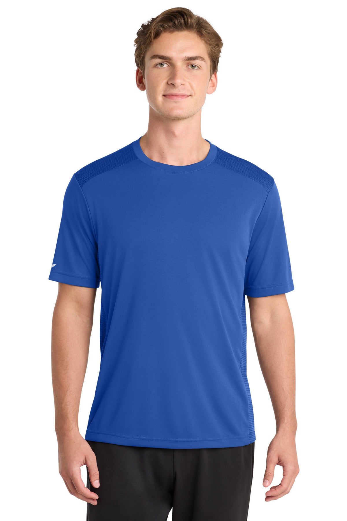Custom True Royal PosiCharge Elevate Tee ST380, personalized by SanCanDo Swag in Argyle, TX
