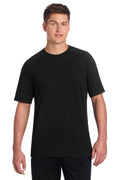 Custom Black Triad Solid PosiCharge Tri-Blend Wicking Raglan Tee ST400, personalized by SanCanDo Swag in Argyle, TX