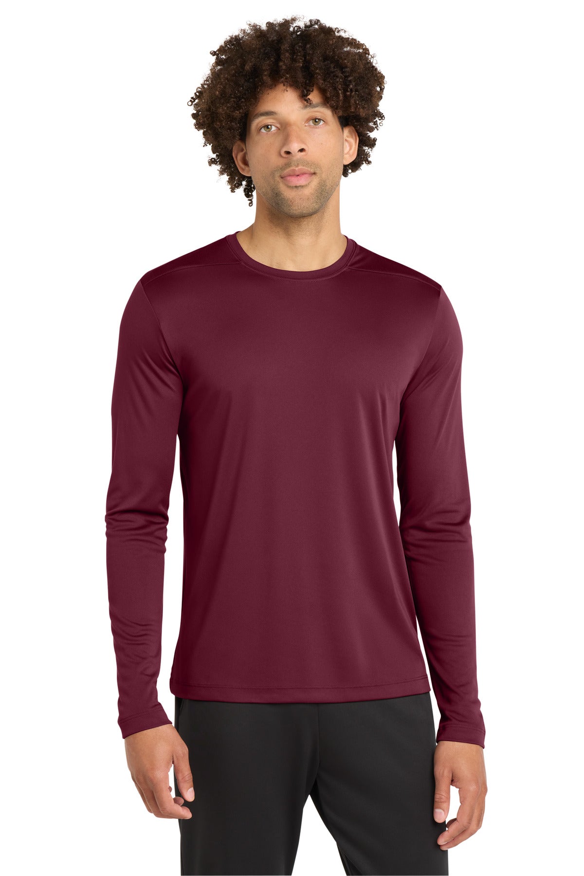 Custom Cardinal Posi-UV Pro Long Sleeve Tee ST420LS, personalized by SanCanDo Swag in Argyle, TX