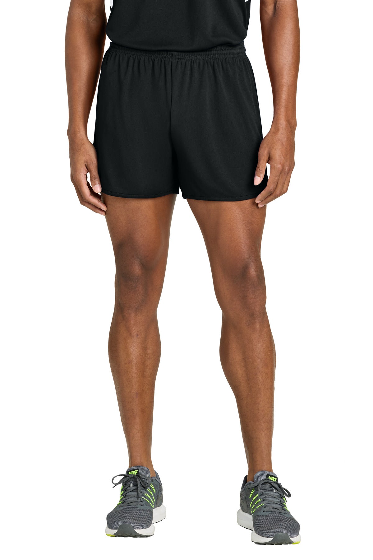 Custom Black Club 4" Track Short ST447, personalized by SanCanDo Swag in Argyle, TX