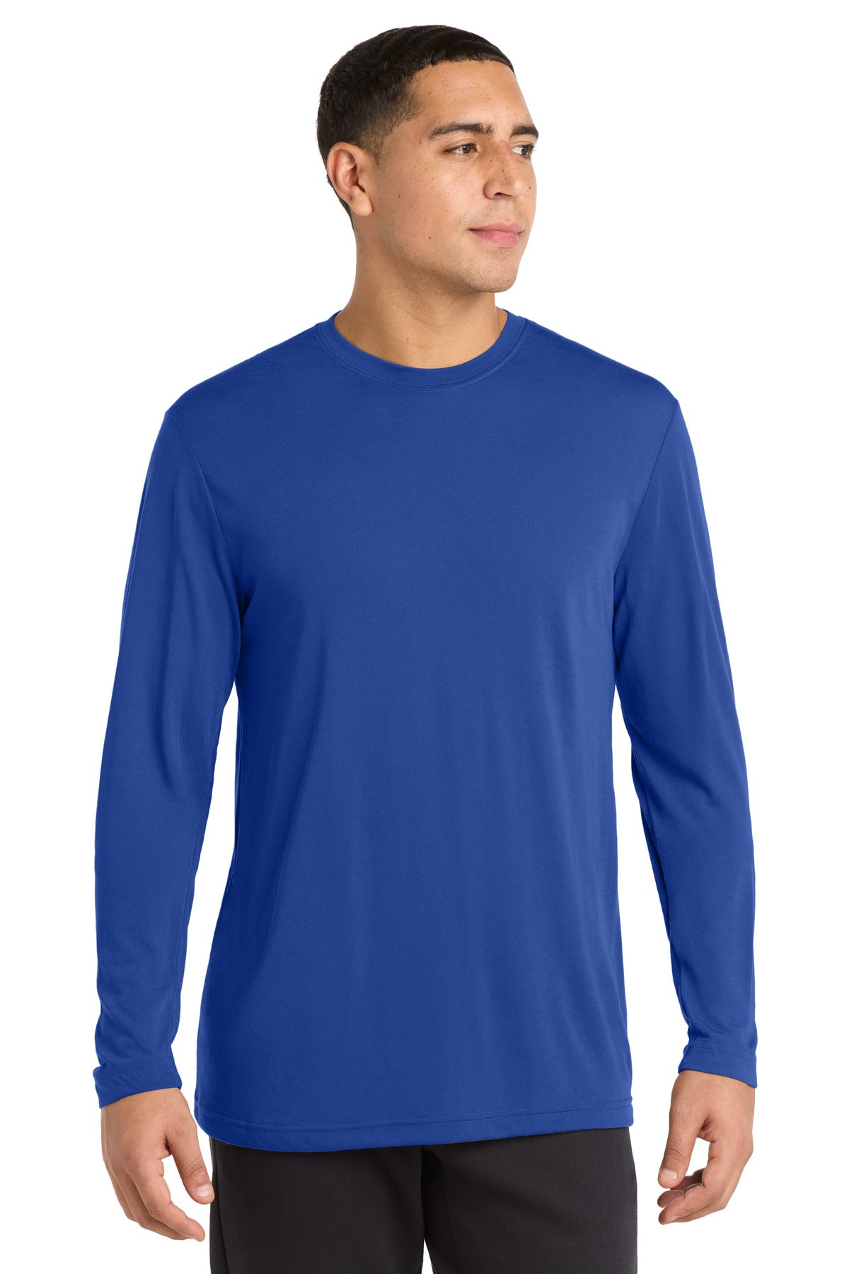 Custom True Royal Competitor Cotton Touch Tee ST450LS, personalized by SanCanDo Swag in Argyle, TX