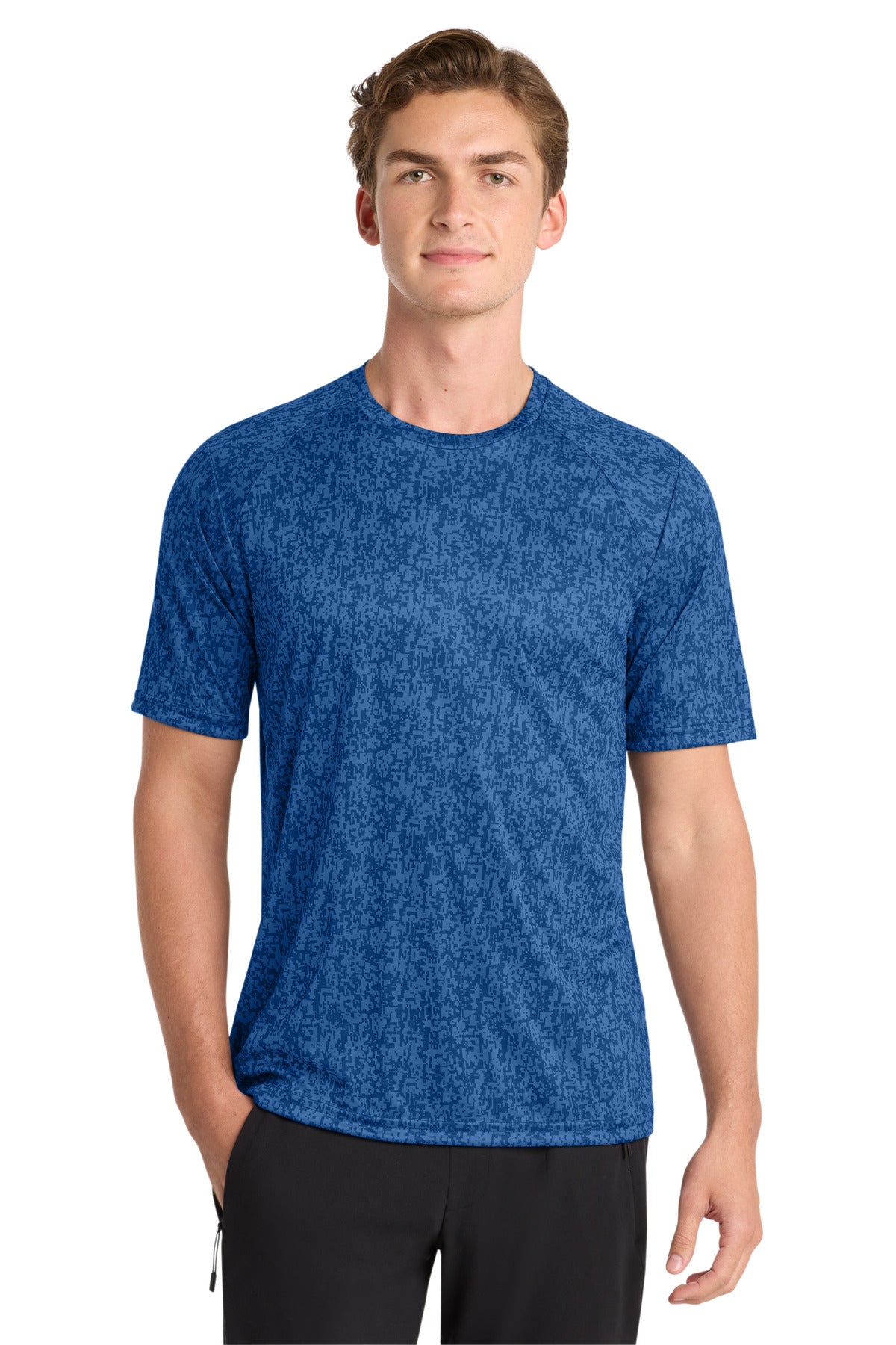 Custom True Royal Digi Camo Tee ST460, personalized by SanCanDo Swag in Argyle, TX