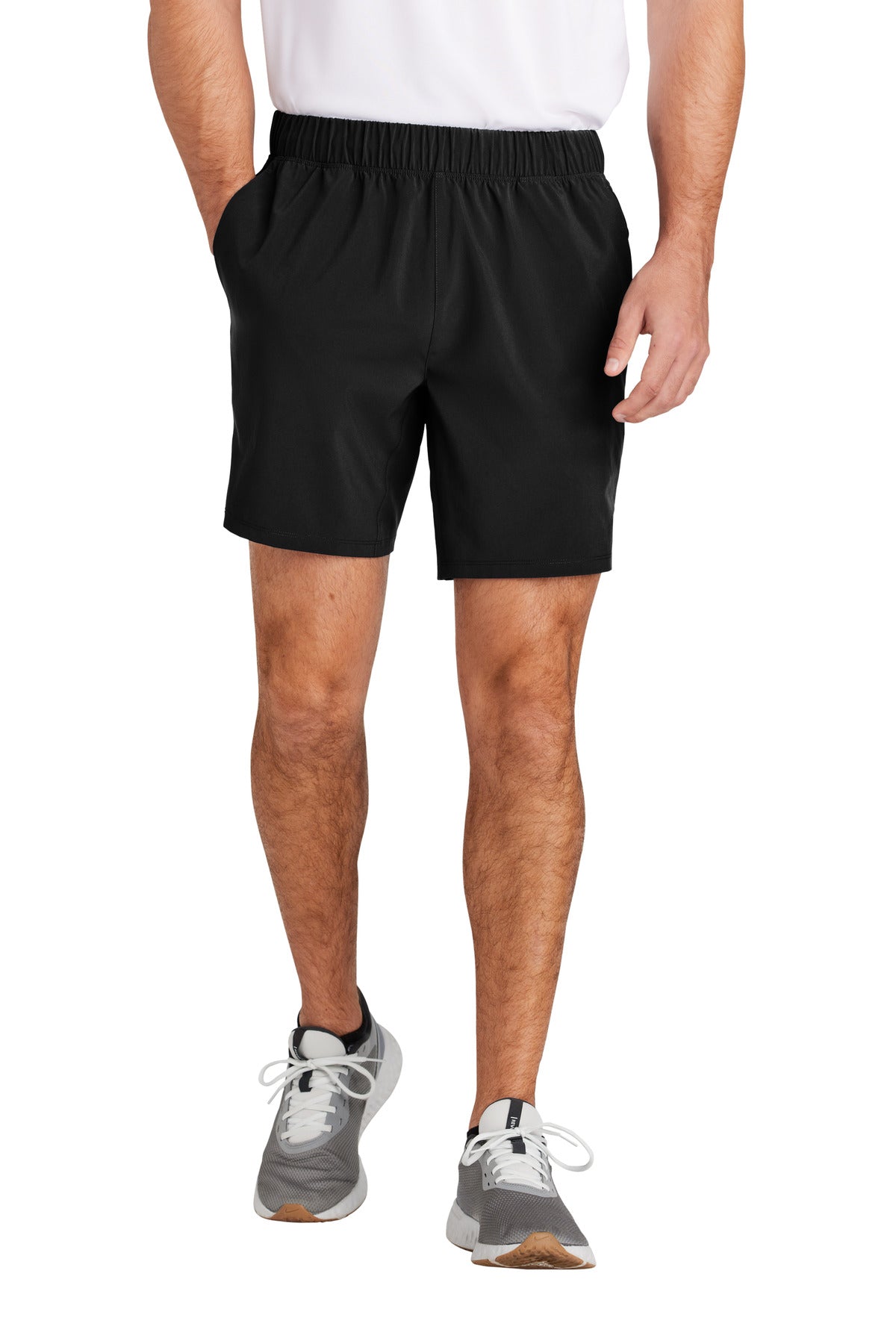 Custom Black Repeat 7" Short ST485, personalized by SanCanDo Swag in Argyle, TX