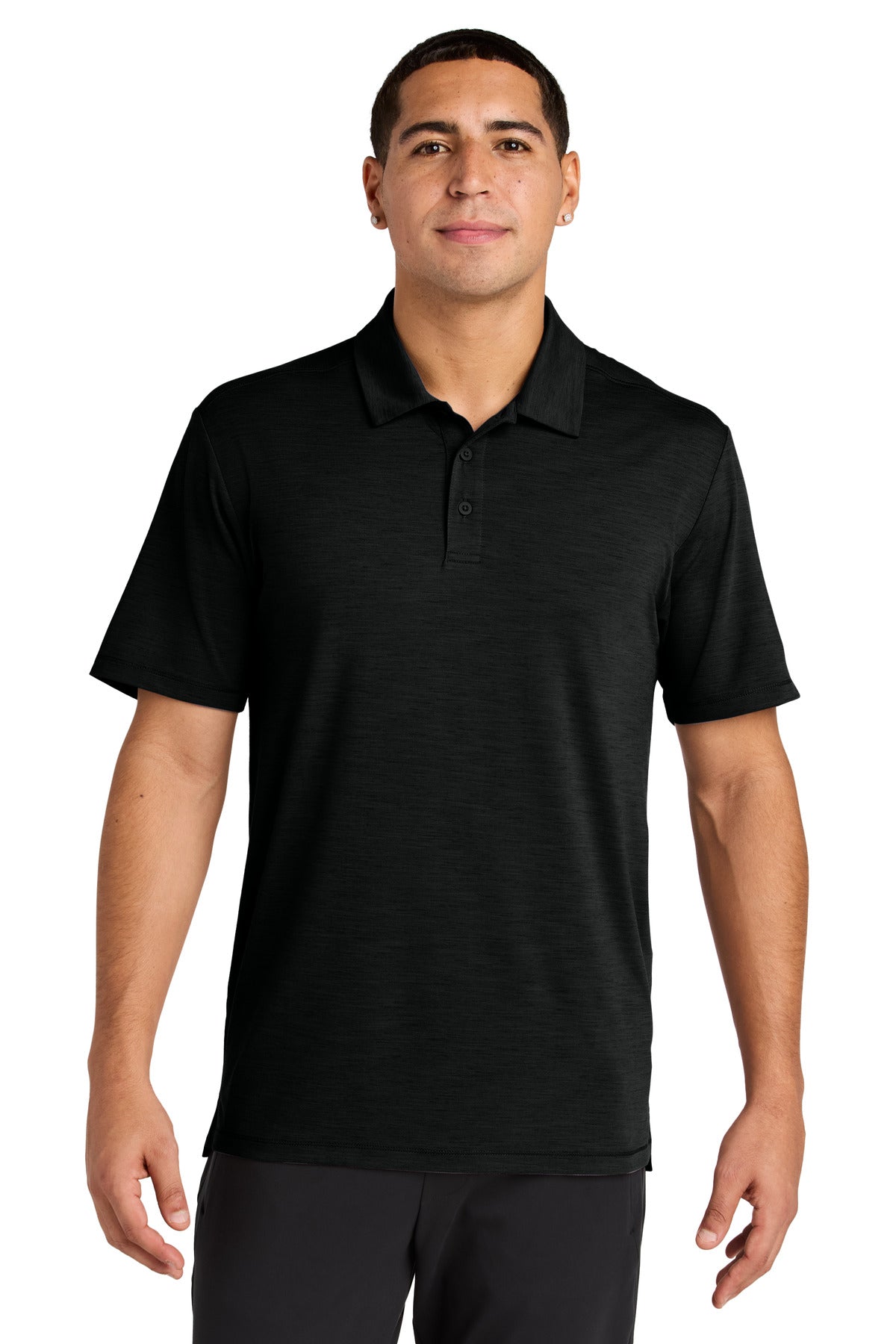 Custom Black Versa Polo ST490, personalized by SanCanDo Swag in Argyle, TX