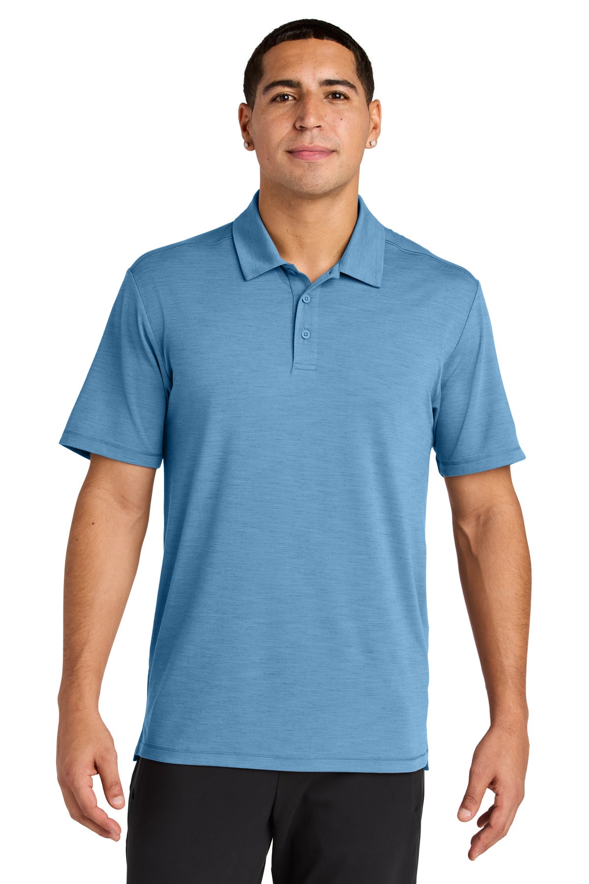 Custom Carolina Blue Versa Polo ST490, personalized by SanCanDo Swag in Argyle, TX