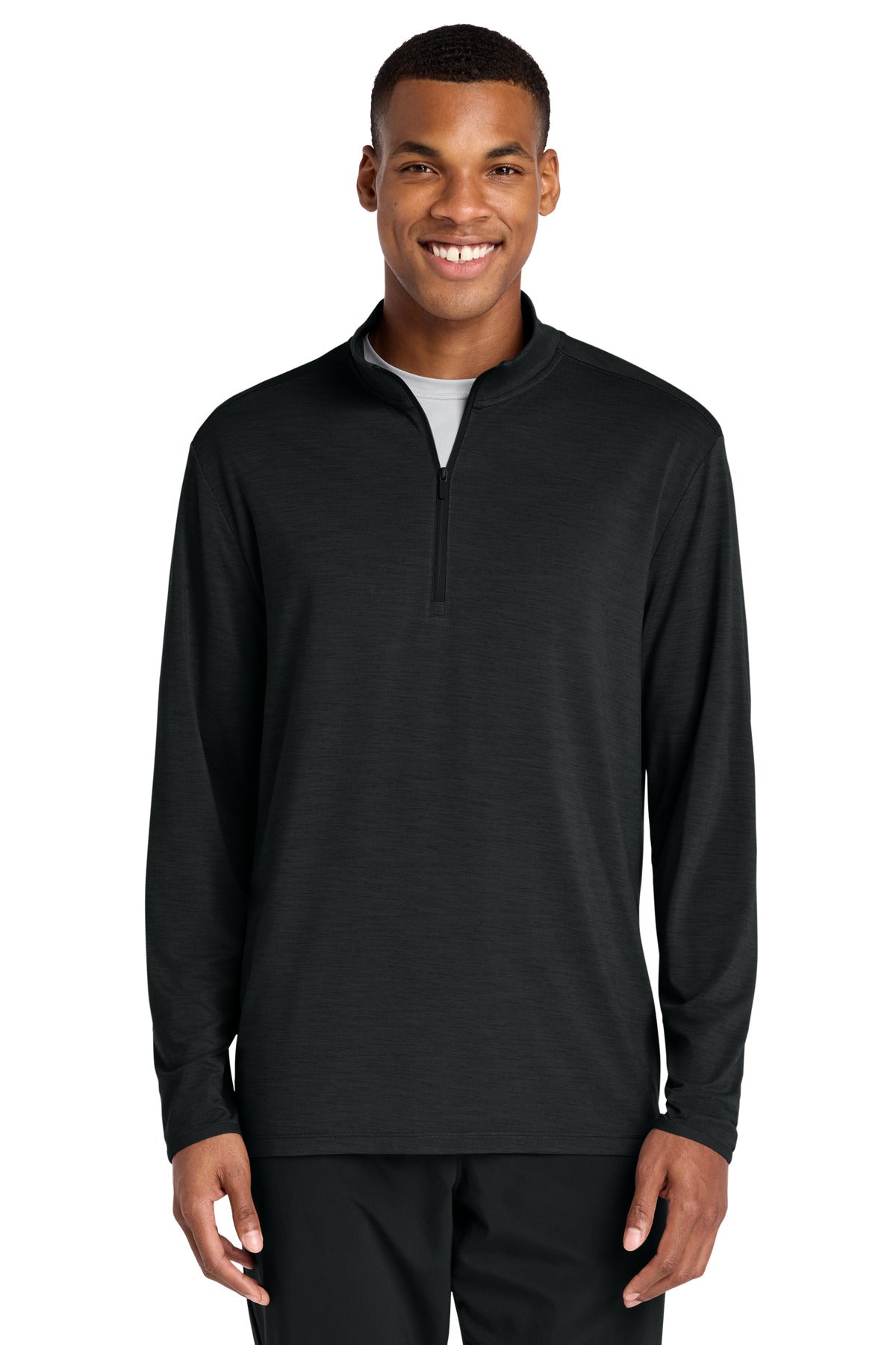 Custom Black Versa 1/4-Zip ST491, personalized by SanCanDo Swag in Argyle, TX