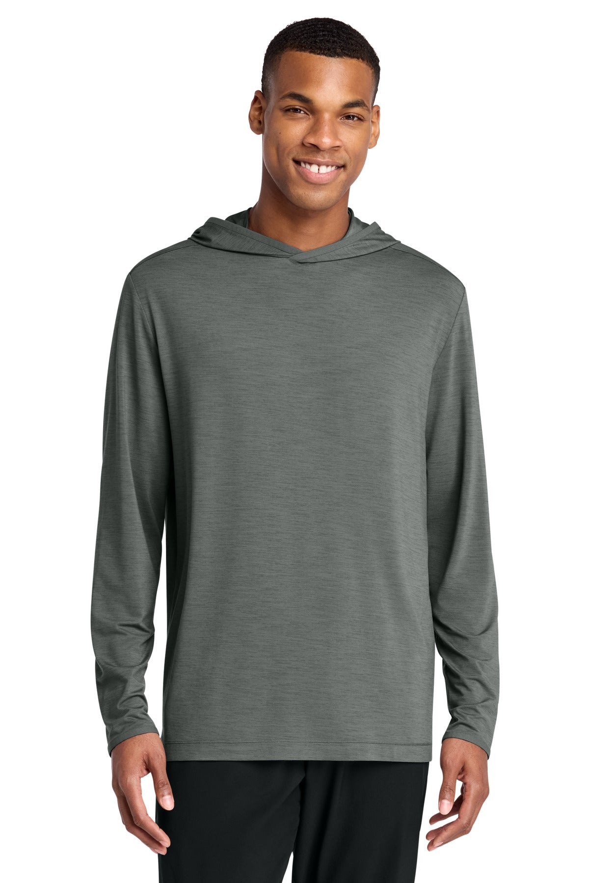 Custom Shadow Grey Versa Long Sleeve Pullover Hoodie ST492, personalized by SanCanDo Swag in Argyle, TX