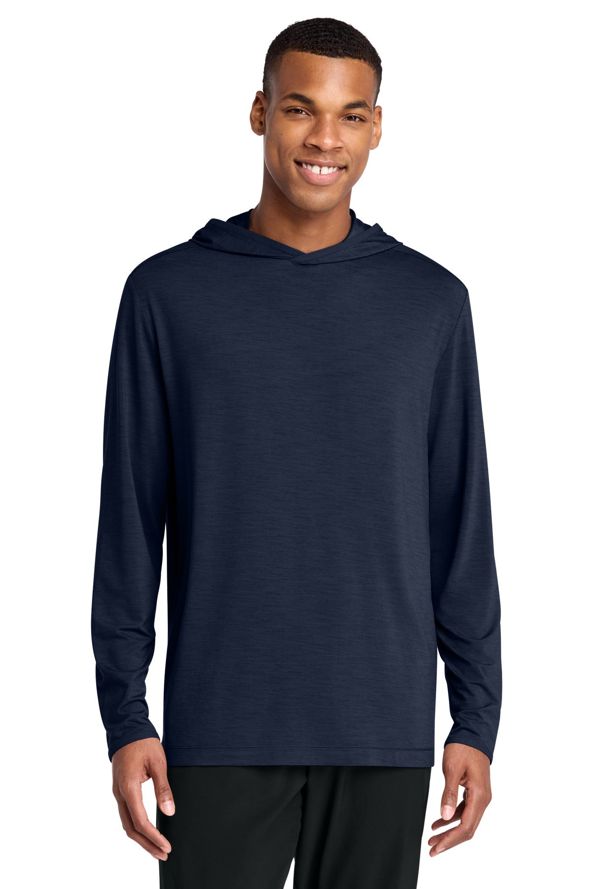 Custom True Navy Versa Long Sleeve Pullover Hoodie ST492, personalized by SanCanDo Swag in Argyle, TX