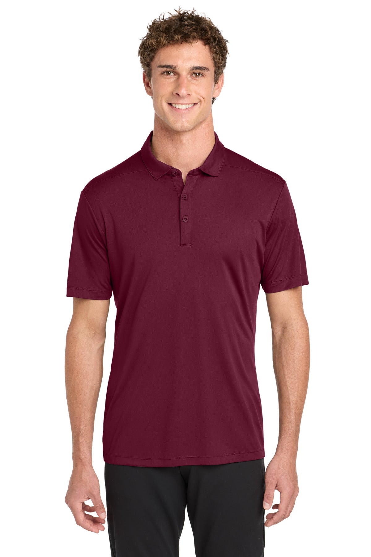 Custom Cardinal Posi-UV Pro Polo ST520, personalized by SanCanDo Swag in Argyle, TX