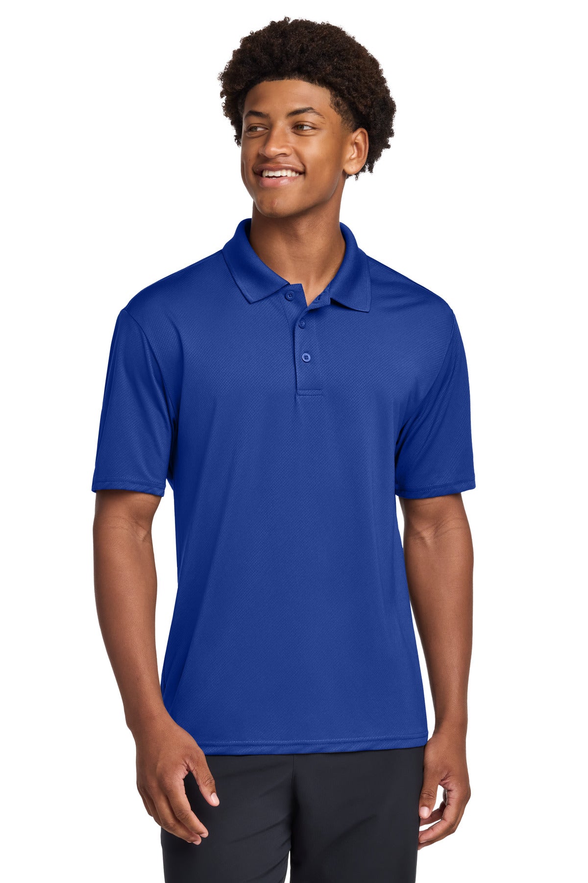 Custom True Royal Sideline Polo ST535, personalized by SanCanDo Swag in Argyle, TX