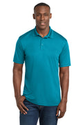 Custom Atomic Blue PosiCharge Competitor Polo ST550, personalized by SanCanDo Swag in Argyle, TX