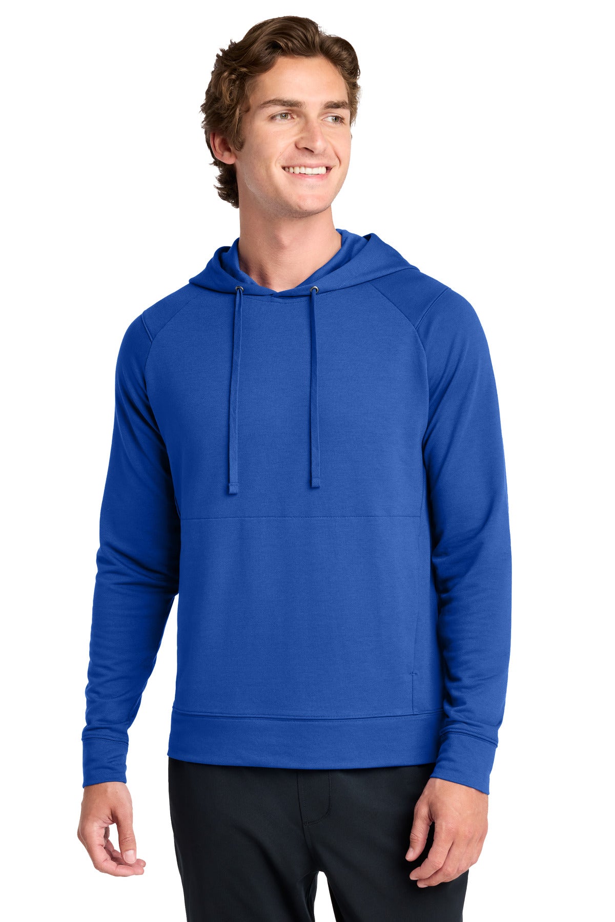 Custom True Royal Sport-Wick Flex Fleece Pullover Hoodie ST562, personalized by SanCanDo Swag in Argyle, TX