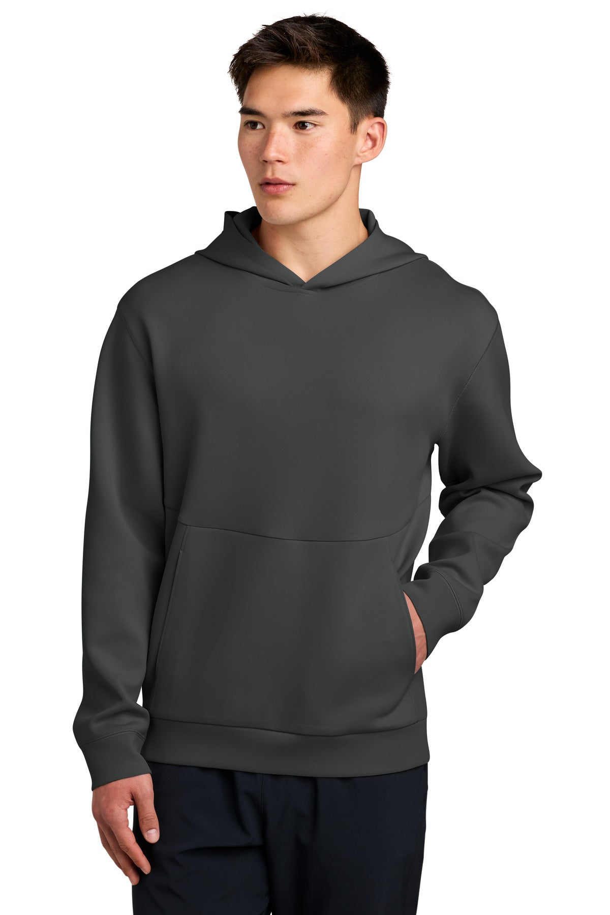 Custom Iron Grey Pro Perform Pullover Hoodie ST580, personalized by SanCanDo Swag in Argyle, TX