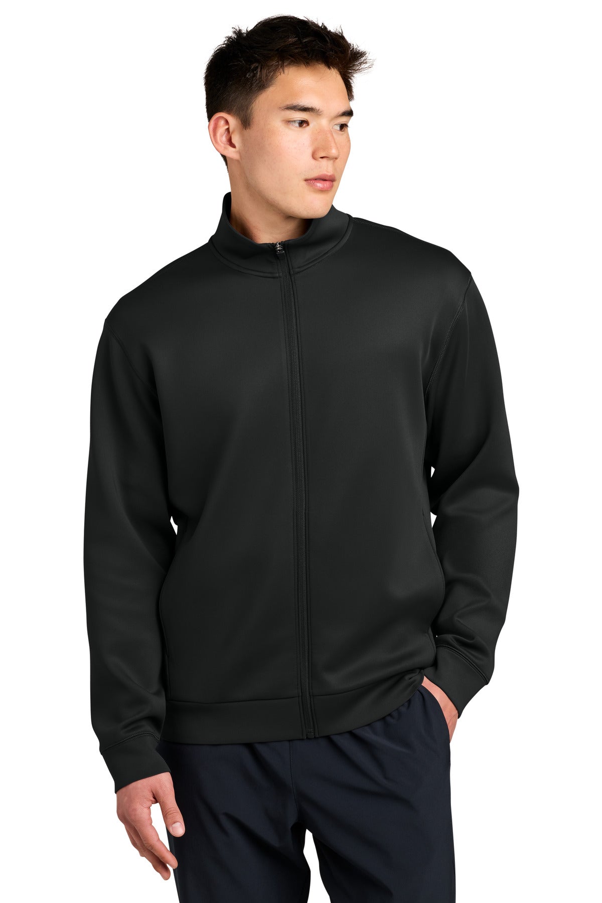 Custom Black Pro Perform Full-Zip ST582, personalized by SanCanDo Swag in Argyle, TX