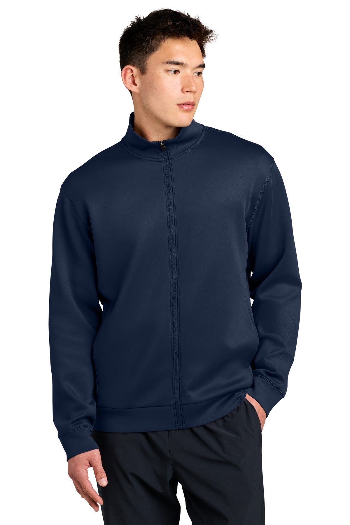Custom True Navy Pro Perform Full-Zip ST582, personalized by SanCanDo Swag in Argyle, TX