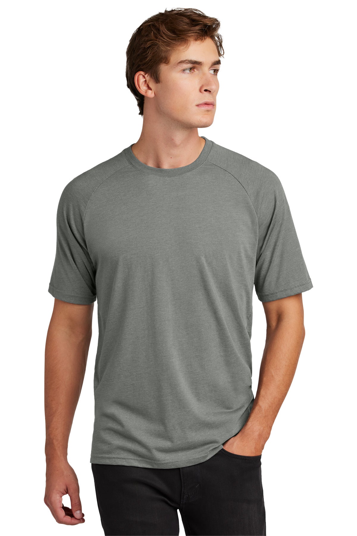 Custom Vintage Heather Halftime Raglan Tee ST6040, personalized by SanCanDo Swag in Argyle, TX