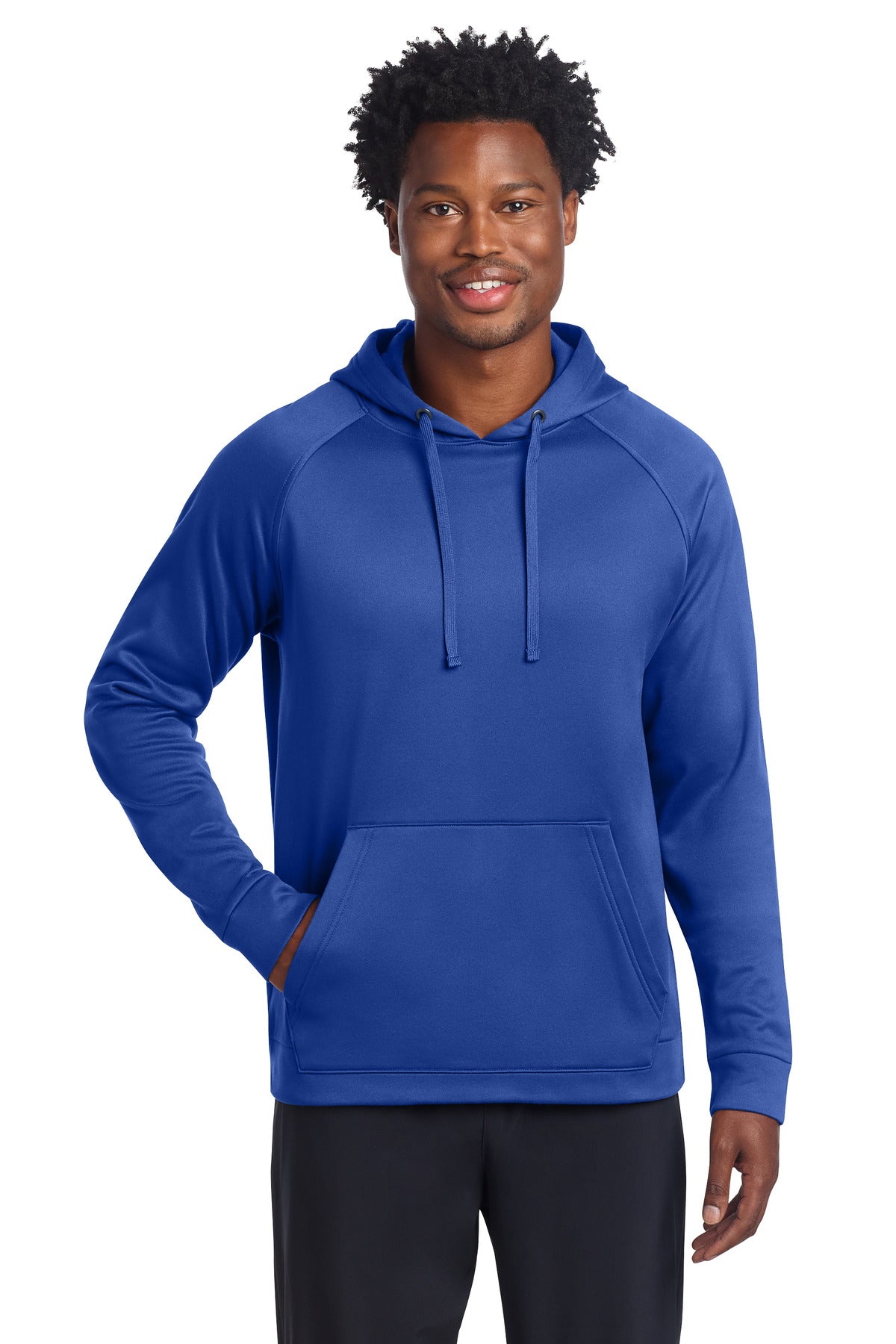 Custom True Royal Re-Compete Fleece Pullover Hoodie ST730, personalized by SanCanDo Swag in Argyle, TX