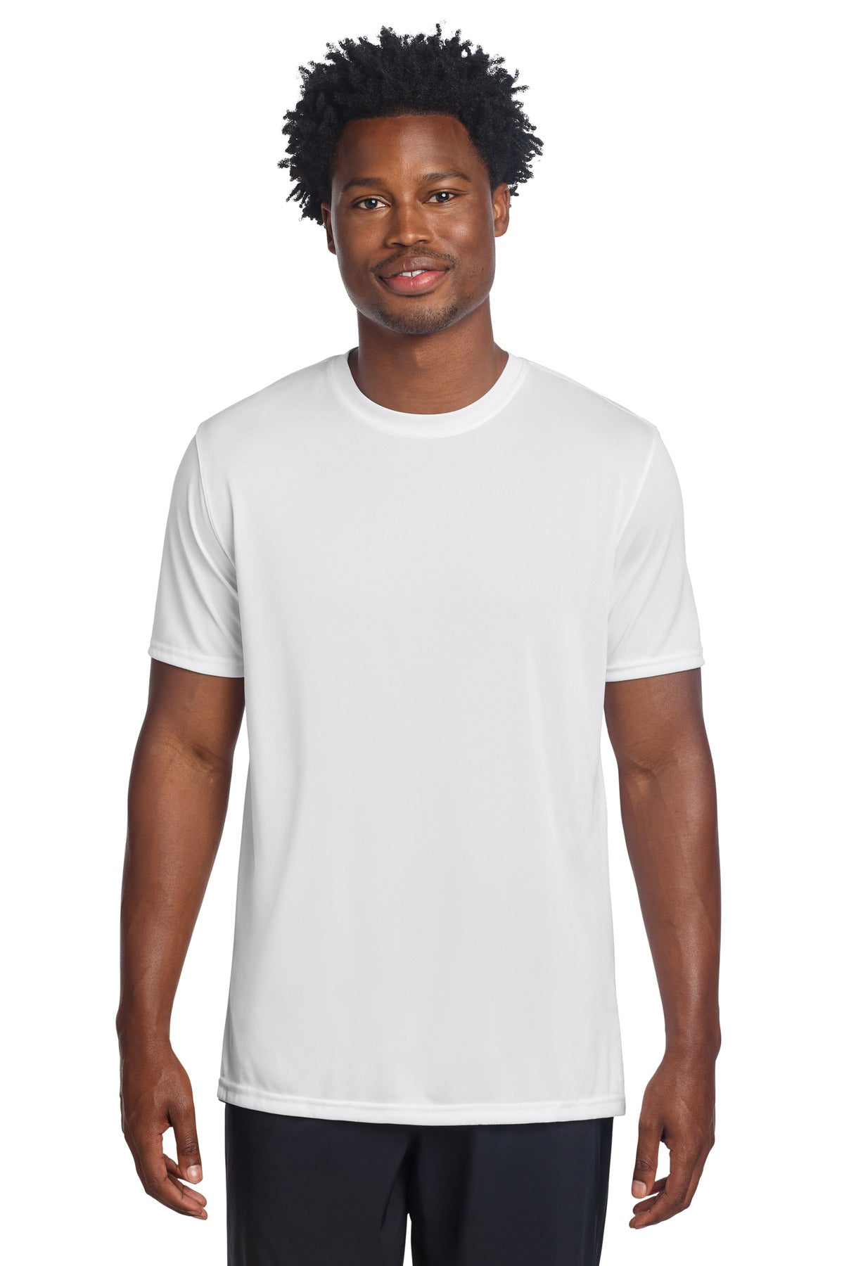Custom White Echo Tee ST760, personalized by SanCanDo Swag in Argyle, TX