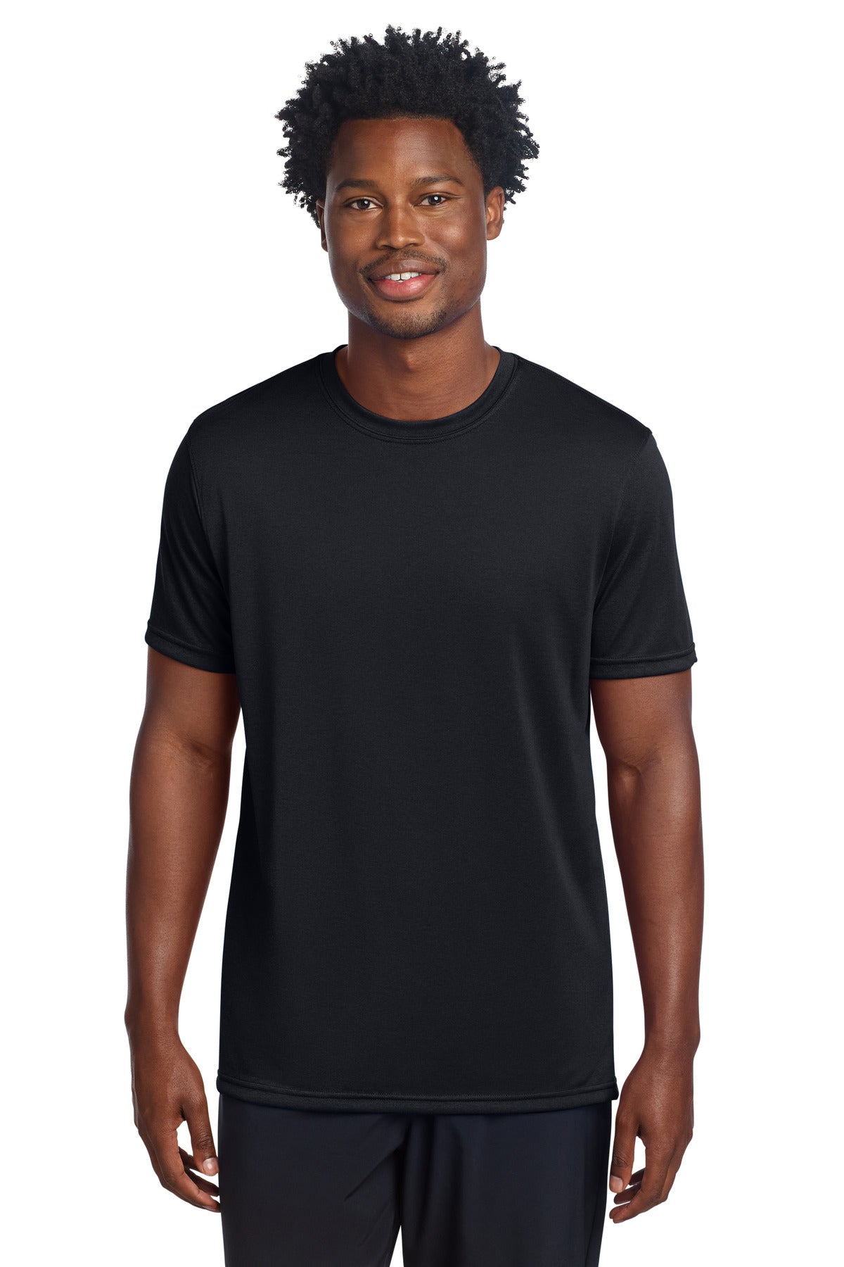 Custom Black Echo Tee ST760, personalized by SanCanDo Swag in Argyle, TX