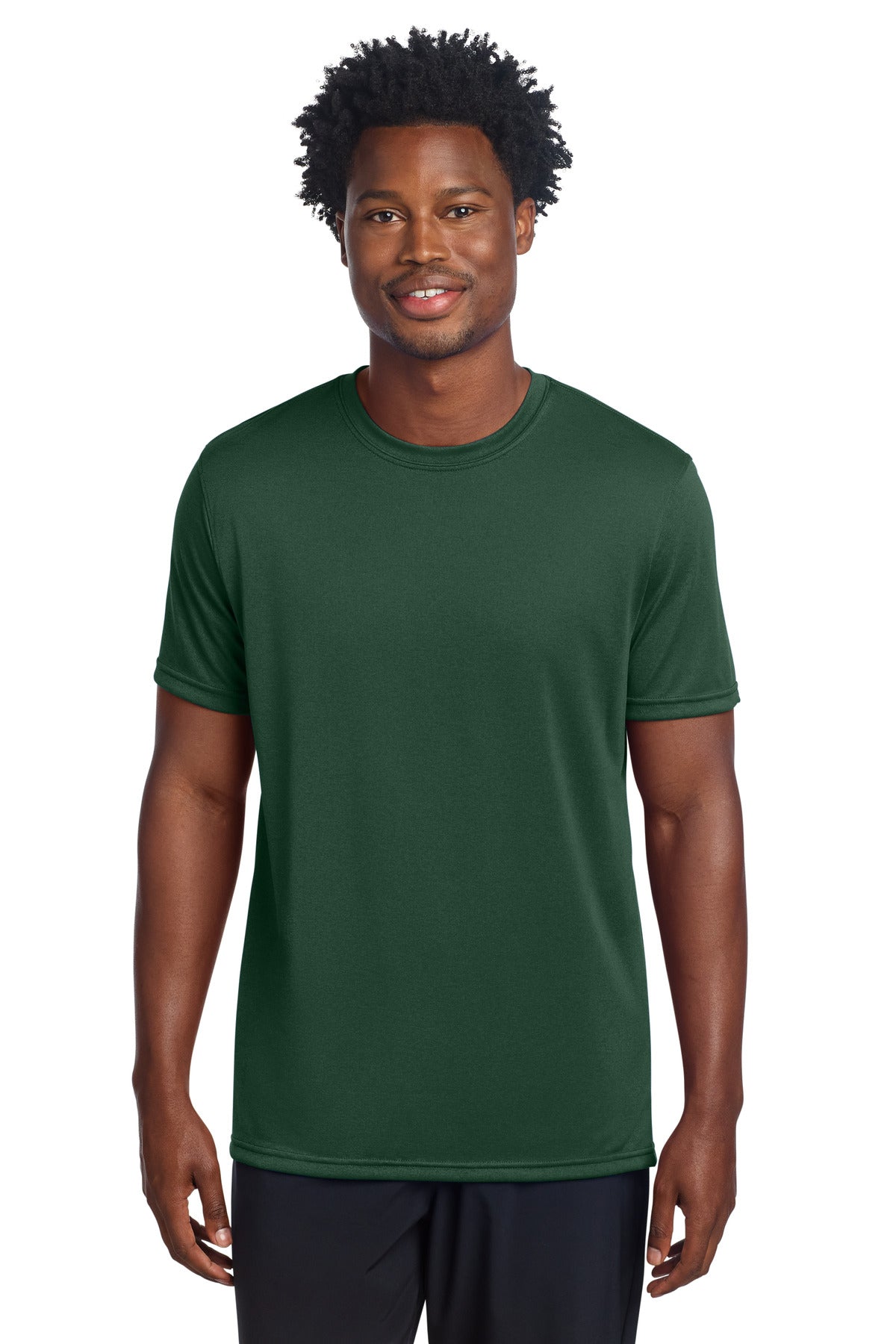 Custom Forest Green Echo Tee ST760, personalized by SanCanDo Swag in Argyle, TX