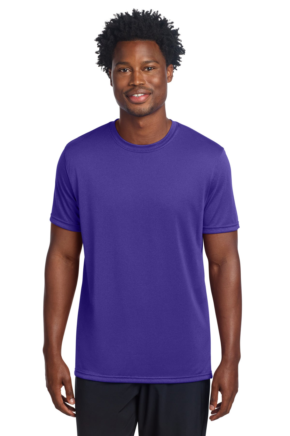 Custom Purple Echo Tee ST760, personalized by SanCanDo Swag in Argyle, TX
