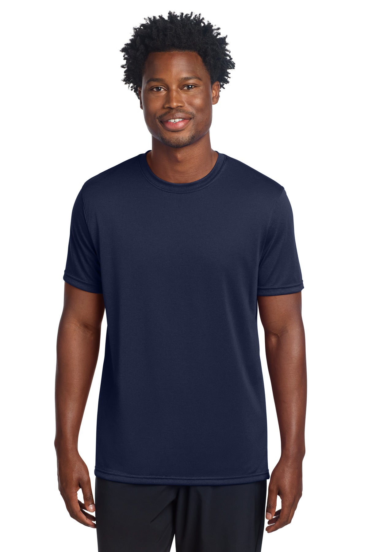 Custom True Navy Echo Tee ST760, personalized by SanCanDo Swag in Argyle, TX