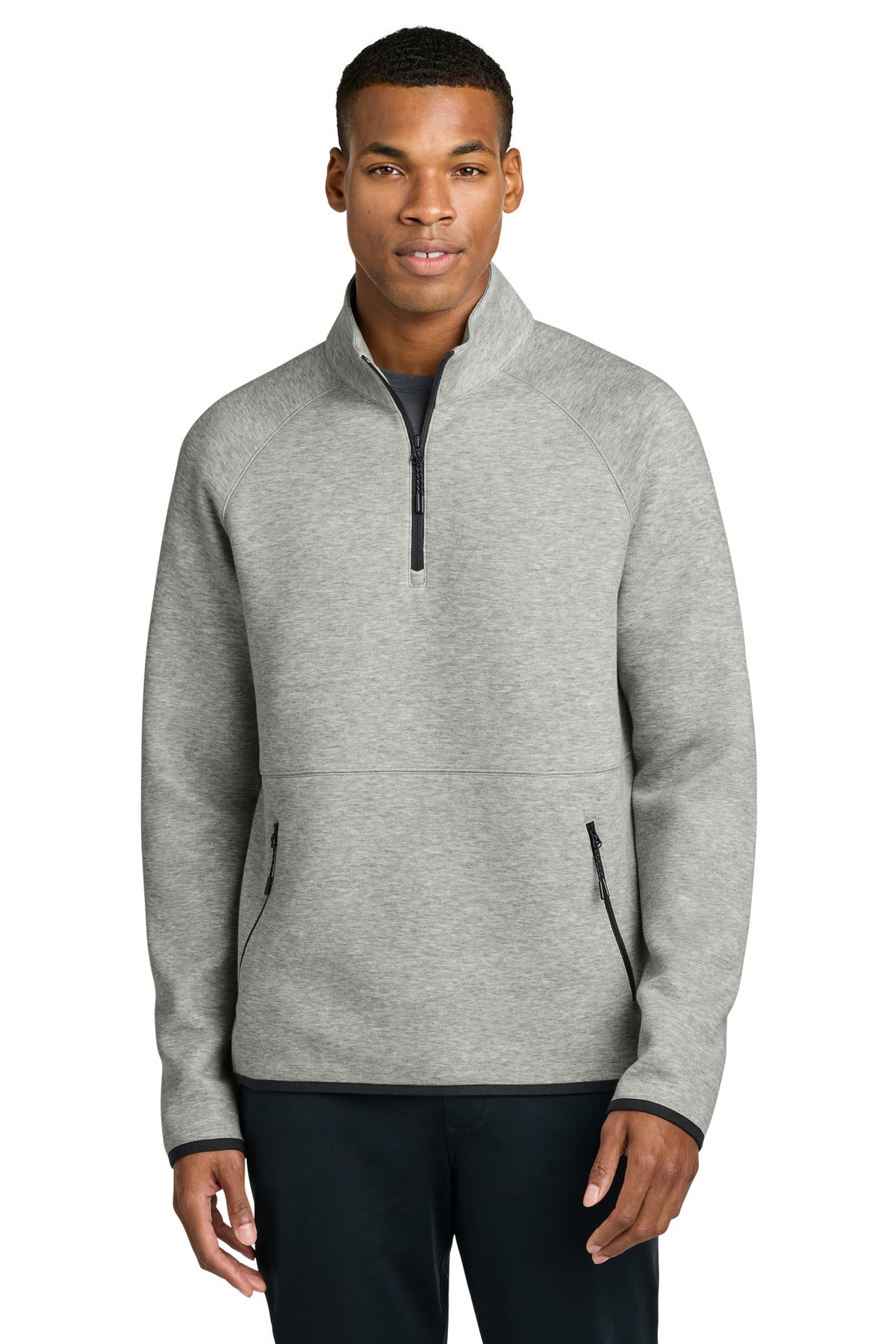 Custom Athletic Heather Phenom 1/4-Zip ST841, personalized by SanCanDo Swag in Argyle, TX