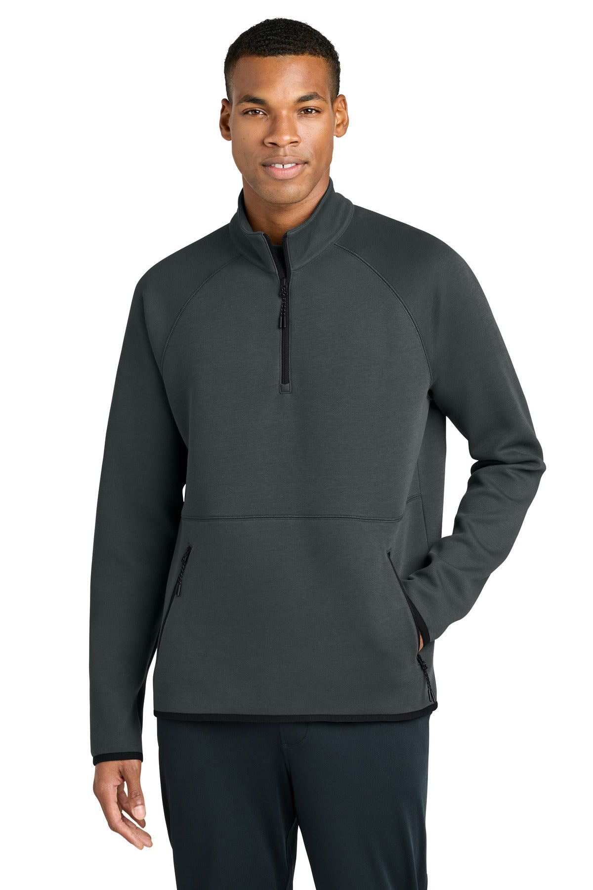 Custom Iron Grey Phenom 1/4-Zip ST841, personalized by SanCanDo Swag in Argyle, TX