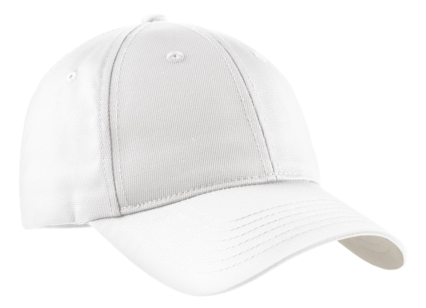 Custom White Dry Zone Nylon Cap STC10, personalized by SanCanDo Swag in Argyle, TX