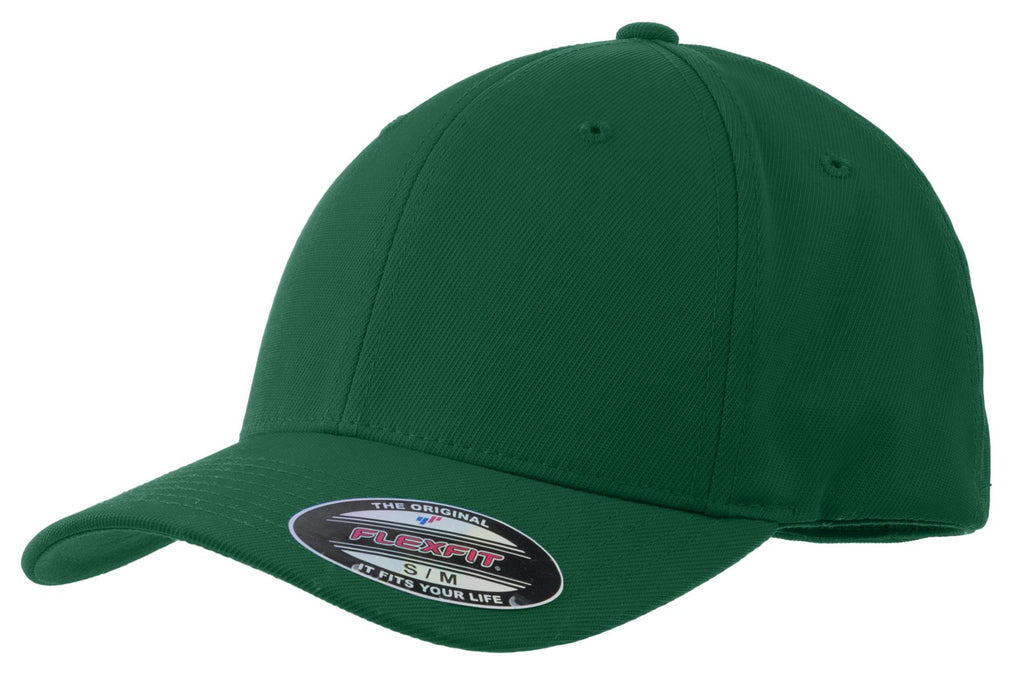Custom Forest Green Flexfit Performance Solid Cap STC17, personalized by SanCanDo Swag in Argyle, TX