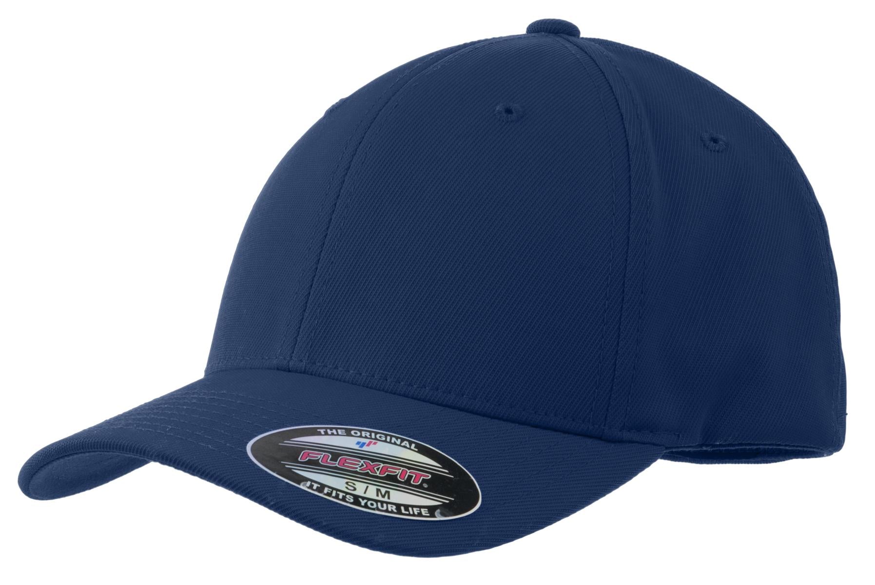 Custom True Navy Flexfit Performance Solid Cap STC17, personalized by SanCanDo Swag in Argyle, TX