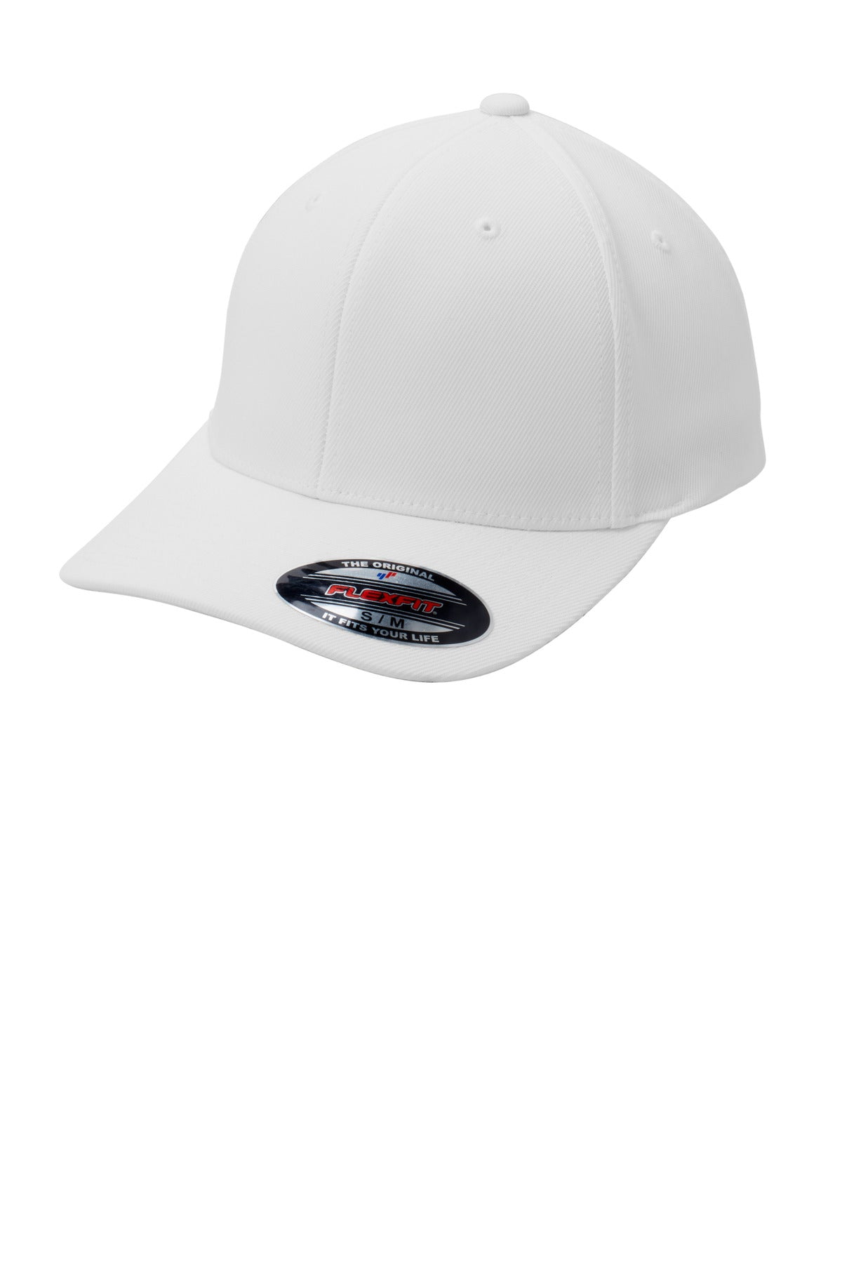 Custom White Flexfit Performance Solid Cap STC17, personalized by SanCanDo Swag in Argyle, TX