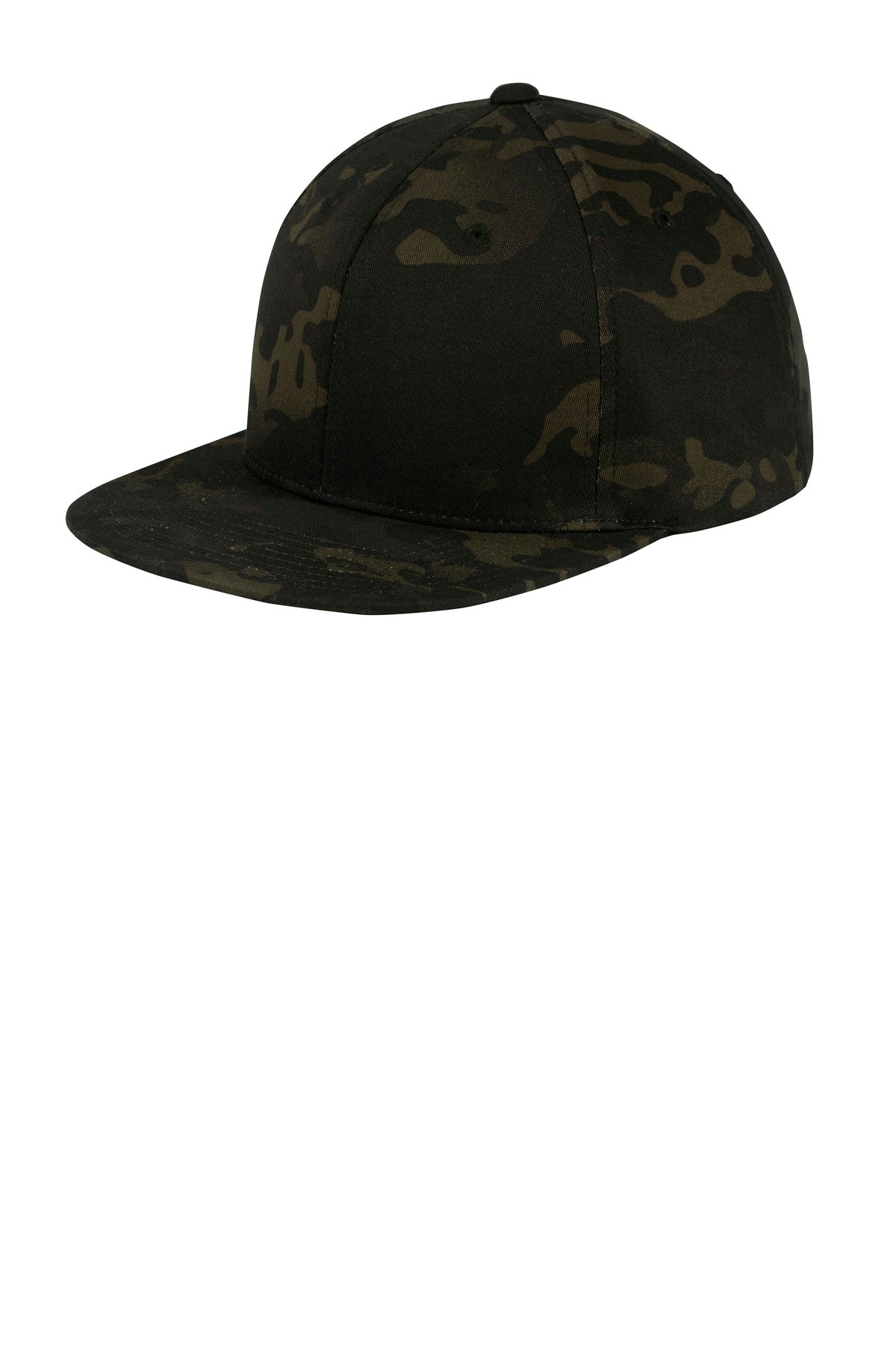 Custom Multicam Black YP Classics Flat Bill Snapback Cap STC19, personalized by SanCanDo Swag in Argyle, TX