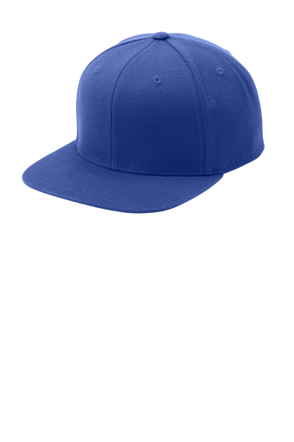 Custom True Royal YP Classics Flat Bill Snapback Cap STC19, personalized by SanCanDo Swag in Argyle, TX